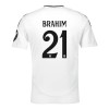 Maillot de Supporter Real Madrid Brahim 21 Domicile 2024-25 Pour Homme